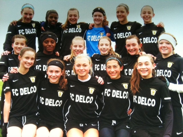 The FC Delco Freedom U13 Girls' Soccer Team