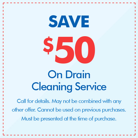 $50 Drain Cleaning Service