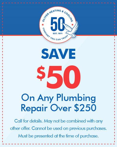 Save $50 On Any Plumbing Repair Over $250