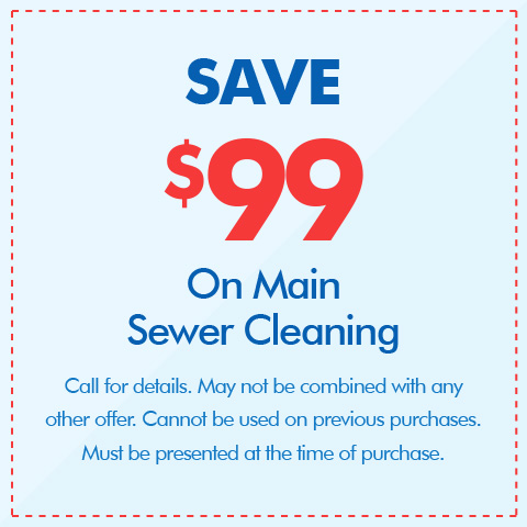 $99 Main Sewer Cleaning