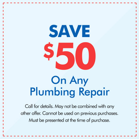 Save $50 On Any Plumbing Repair