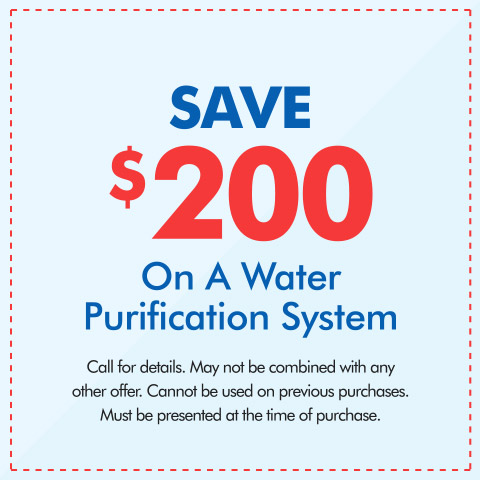 Save $200 On A Water Purification System