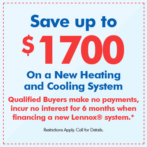 Save Up To $1700 On A New HVAC System