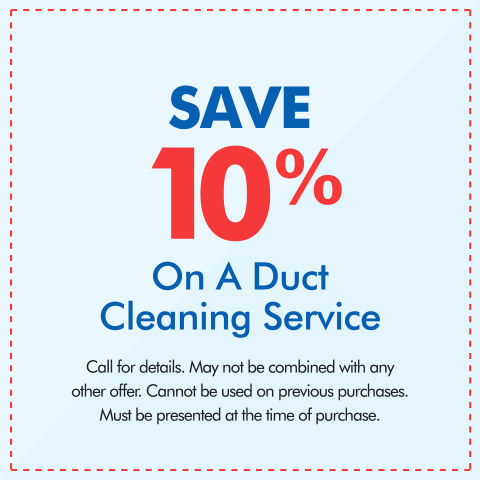 Save 10% On Duct Cleaning