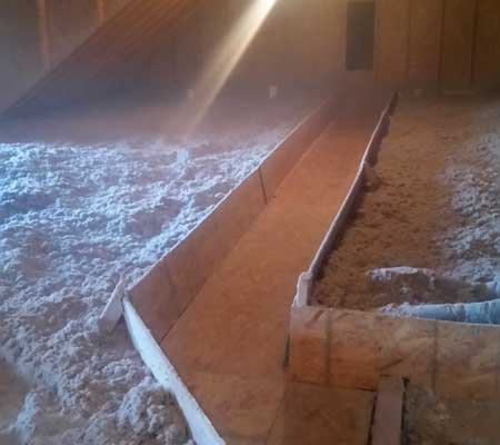 Wall Insulation Installation