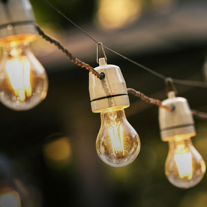 How To Hang String Lights Outside For A Patio